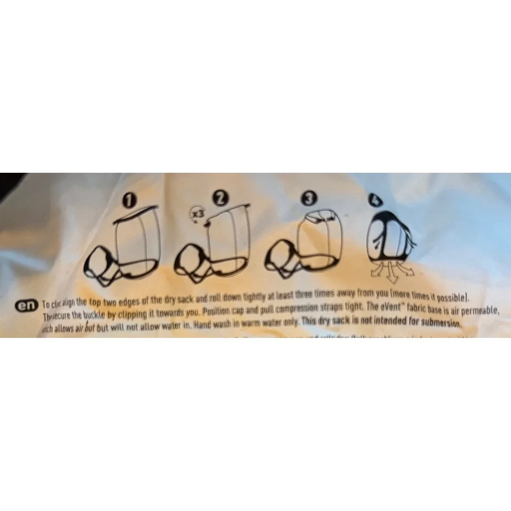 Sea to Summit eVent Compression Dry Sack Small Tan Waterproof Stuff Bag 10L